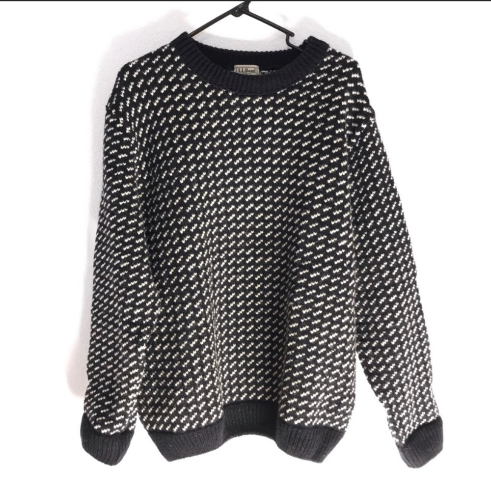 LL Bean classic Norwegian sweater